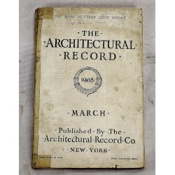 The Architectural Record. Vol. XXIII no 3. The Work of Frank Lloyd Wright.